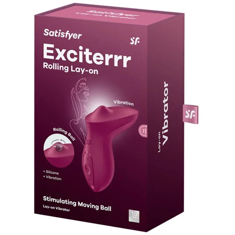 SATISFYER - VIBRATEUR EXCITERRR À POSER SUR LE CLITORIS FUCHSIA - Incandessens