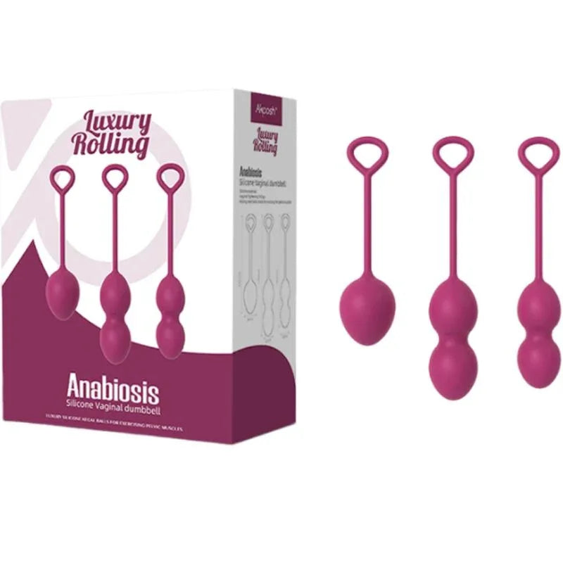 ARMONY - ANABIOSIS HALTÈRE VAGINALE 3 NIVEAUX BOURGOGNE - Incandessens