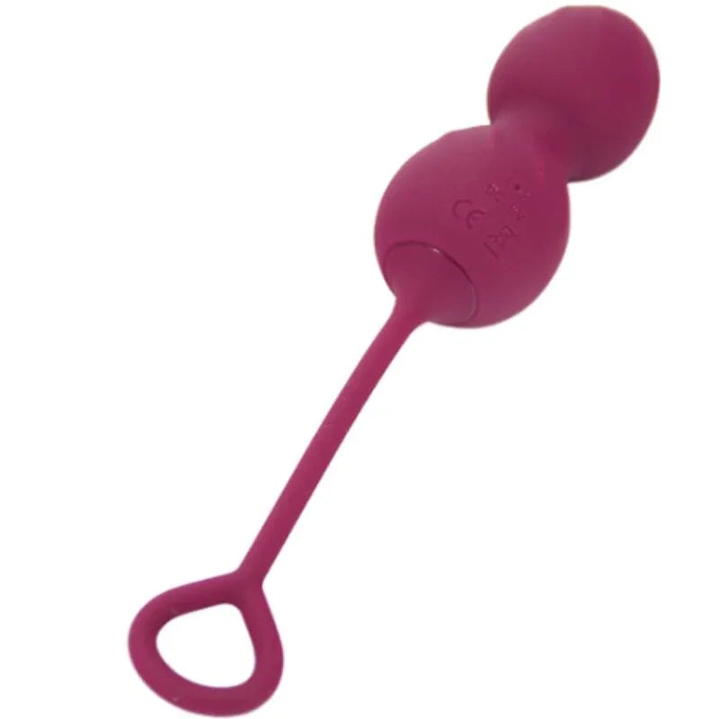 ARMONY - BLOSSOMS HALTÈRE VAGINALE VIBRATION TÉLÉCOMMANDE 10 VIBRATIONS ROUGE FONCÉ - Incandessens