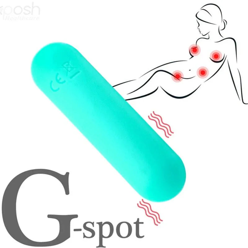 ARMONY - SPLASH HAHA VIBRATEUR BULLET SILICONE 10 VIBRATIONS 75 X 19 CM VERT - Incandessens