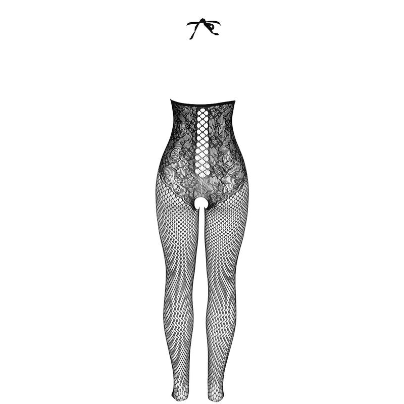 SUBBLIME - 951849 COMBINAISON RÉSILLE OUVERT ET COL LICOU NOIR TAILLE UNIQUE