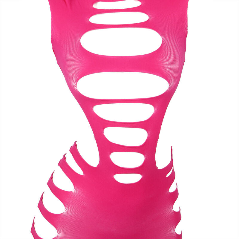 SUBBLIME - 952273 ROBE ÉLASTIQUE MANCHES LONGUES ROSE TAILLE UNIQUE