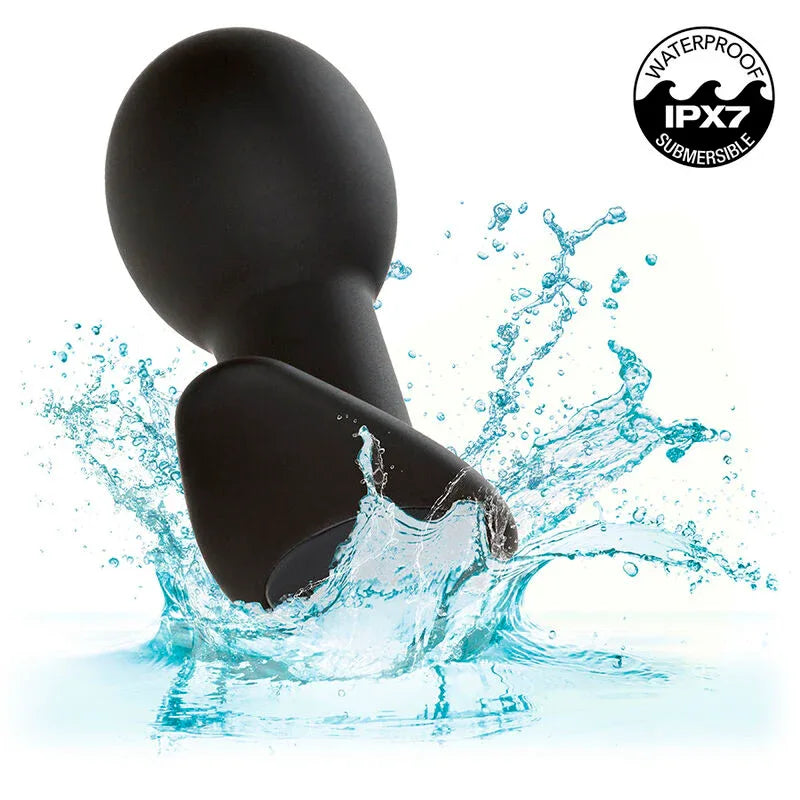 CALEXOTICS - ROCK BOTTOM PLUG ANAL 10 VIBRATIONS SILICONE NOIR - Incandessens