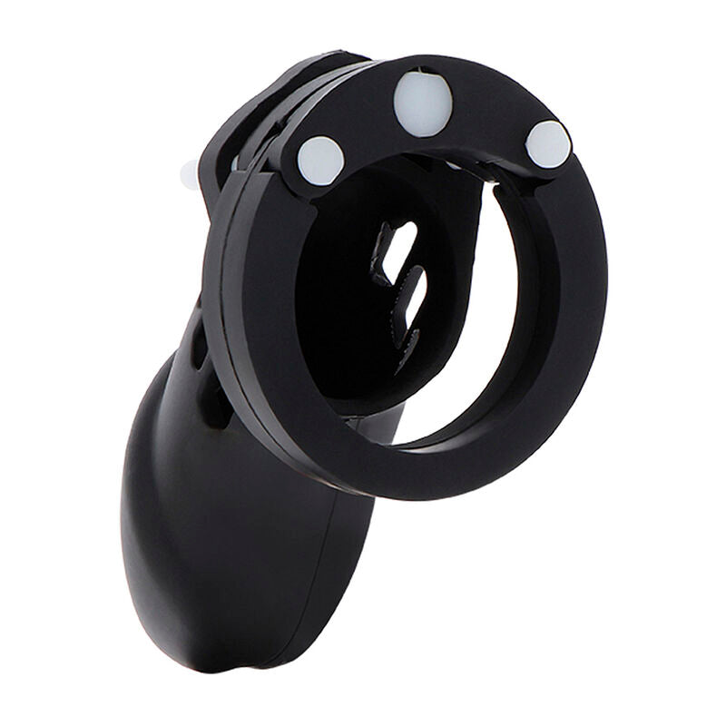 HIDDEN DESIRE - EXTREME CAGE DE CHASTETÉ EN SILICONE TAILLE L NOIR