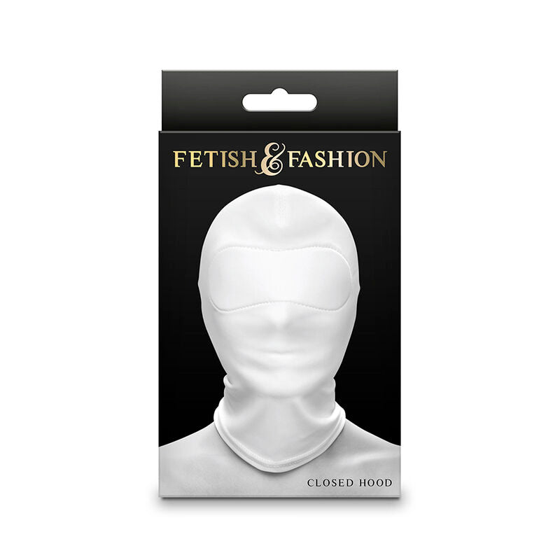 NS NOVELTIES - CAGOULE FETISH FERMÉE NYLON BLANC