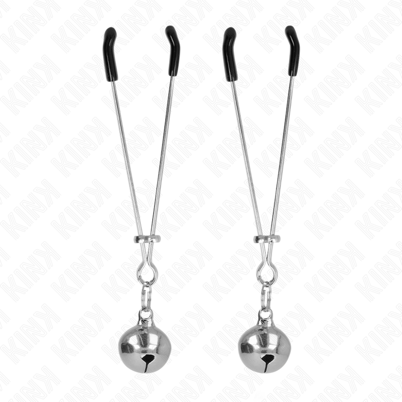 KINK - PINCES À TETONS MINCE CLOCHE ARGENT 7 CM