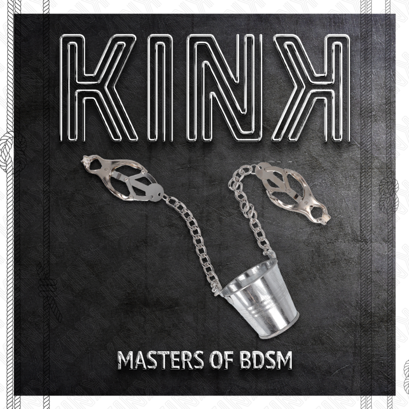 KINK - PINCES À TETONS AVEC SEAU ARGENT