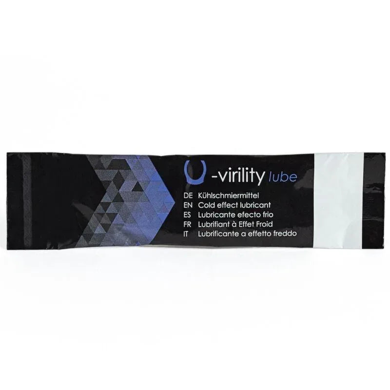 500 COSMETICS - U-VIRILITY LUBE LUBRIFIANT EFFET FROID 10 X 5 ML - Incandessens