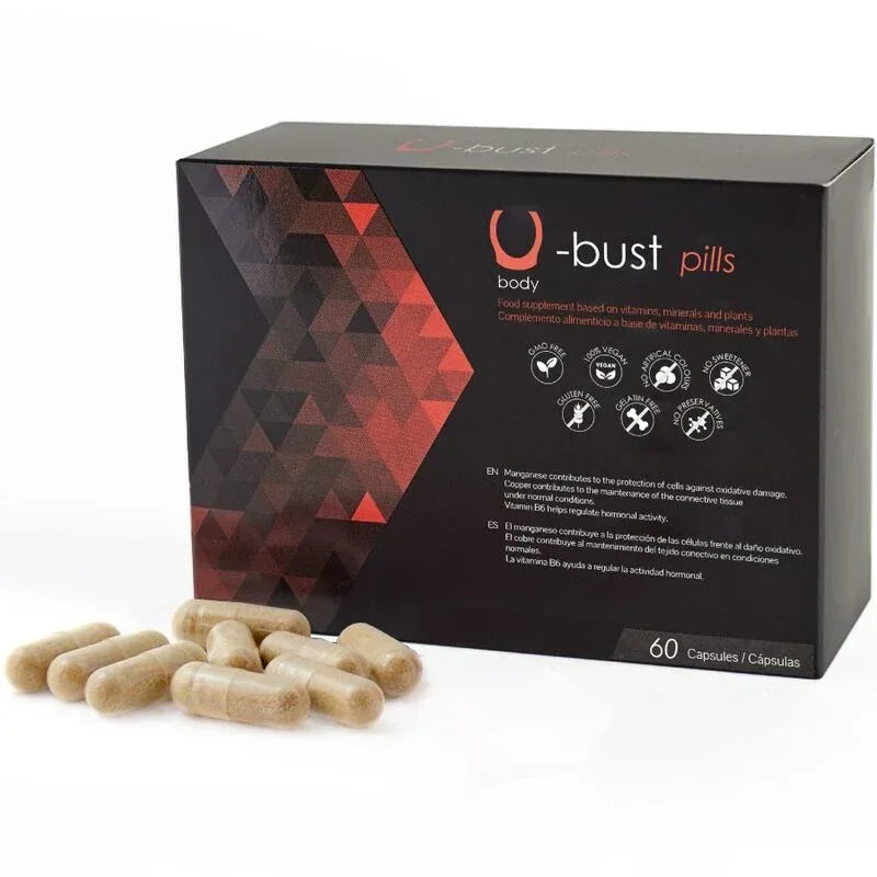 500 COSMETICS - U-BUST CAPSULES D'AUGMENTATION MAMMAIRE - 60 CAPSULES - Incandessens