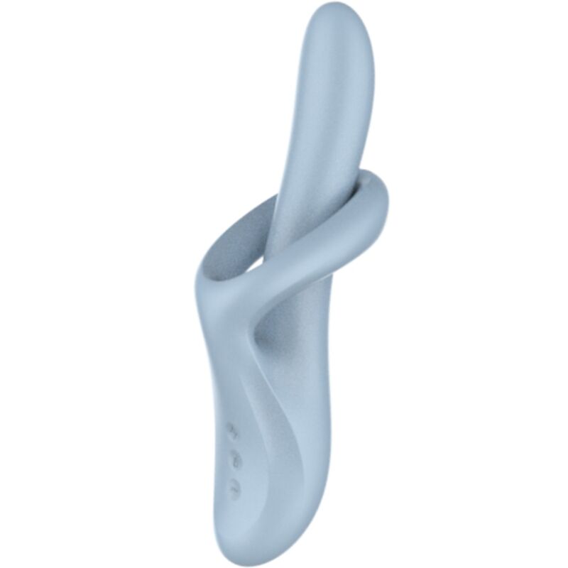 SATISFYER - HEAT FLEX 4 VIBROMASSEUR CHAUFFANT BLEU
