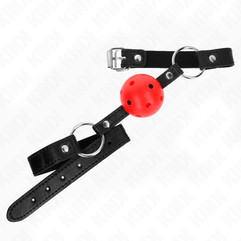 KINK - BAILLON DUR ROUGE 4,5 CM GAG MODELE 1 63,5 X 2 CM