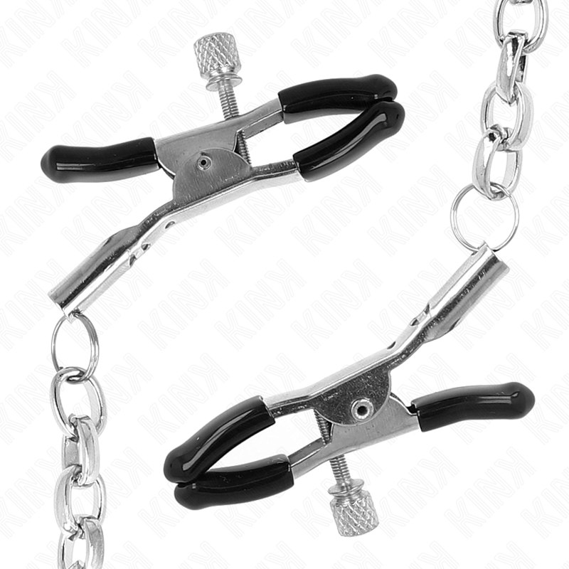 KINK - PINCES À TETONS CHAÎNE ÉPAISSE 30 CM