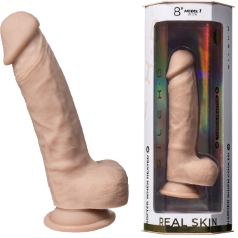 SILEXD - MODÈLE 1 GODE VENTOUSE RÉALISTE PREMIUM SILEXPAN SILICONE 21.5 CM