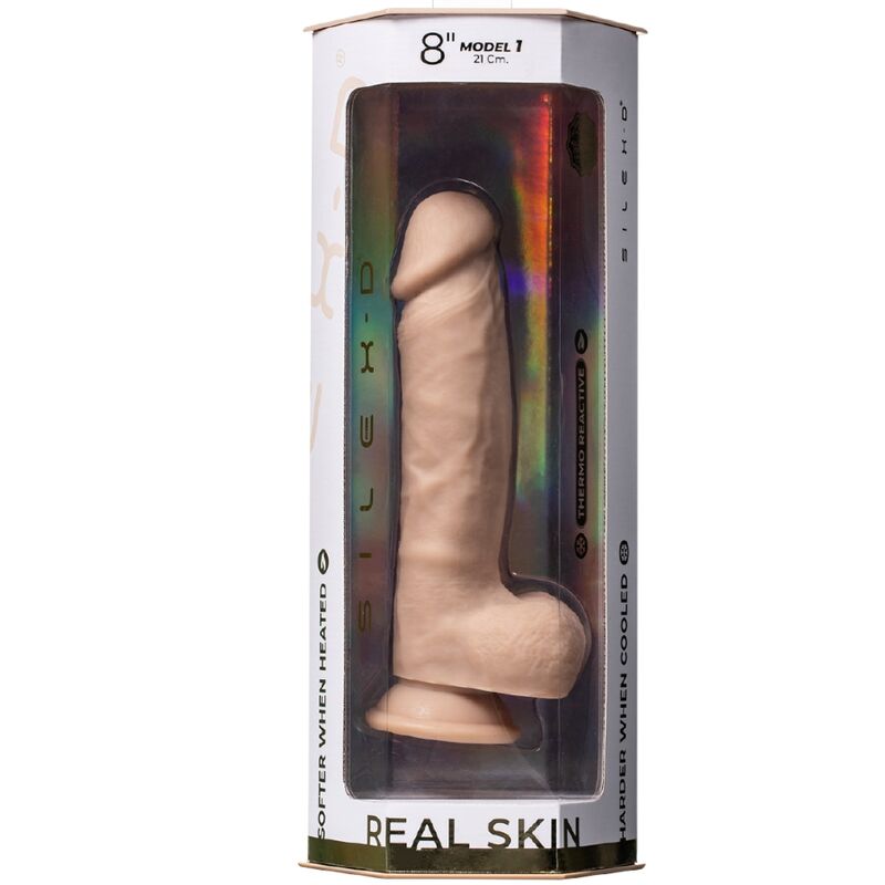 SILEXD - MODÈLE 1 GODE VENTOUSE RÉALISTE PREMIUM SILEXPAN SILICONE 21.5 CM