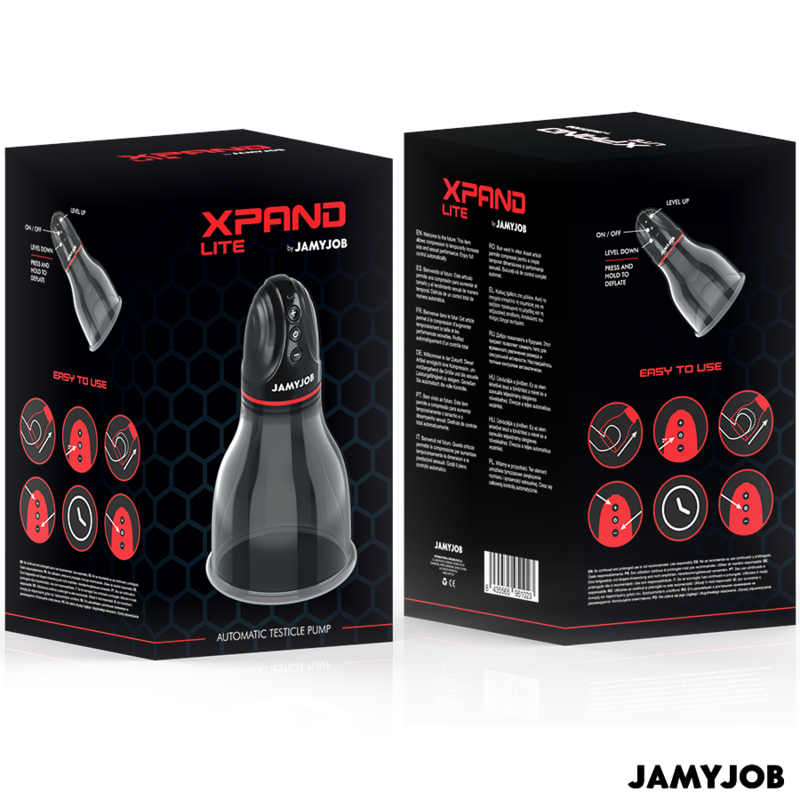 JAMYJOB - POMPE AUTOMATIQUE XPAND LITE 3 NIVEAUX D'ASPIRATION GRIS
