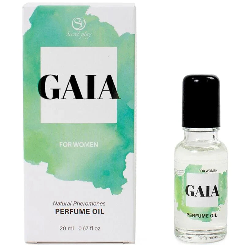 SECRETPLAY - GAIA PARFUM NATUREL PHÉROMONES EN HUILE POUR FEMME 20 ML - Incandessens