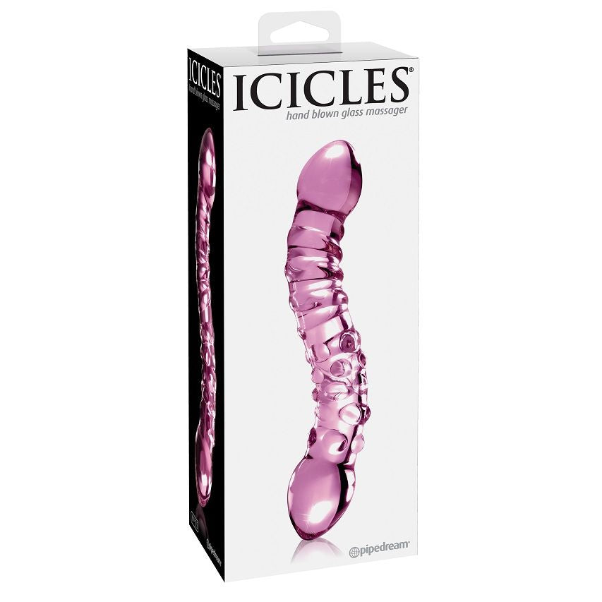 ICICLES - N. 55 GODE COURBE ET PERLES EN VERRE