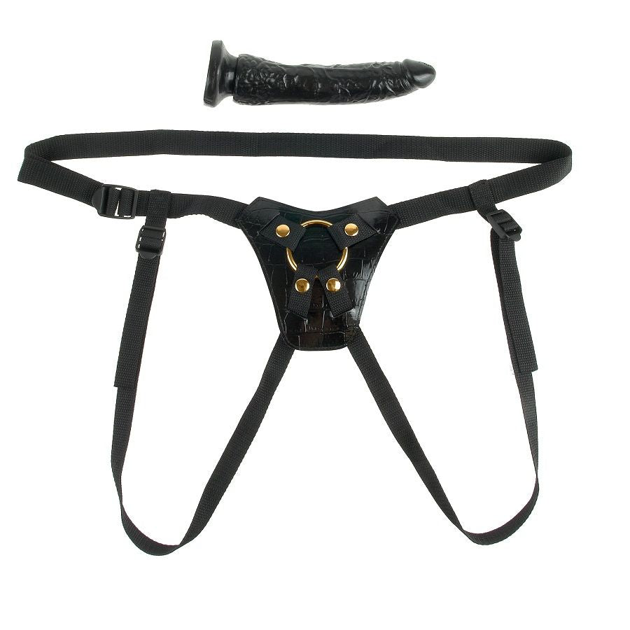 FETISH FANTASY GOLD - GODE CEINTURE STRAP-ON