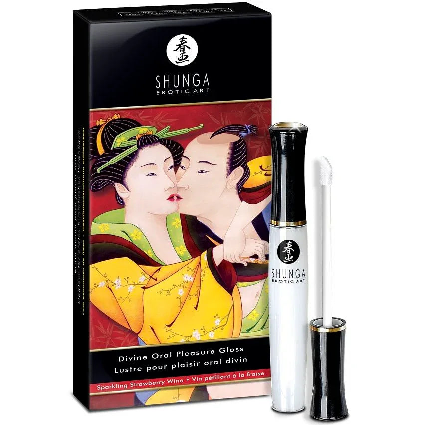 SHUNGA - GLOSS À LÈVRES DIVINE FRAISE & CAVA - Incandessens