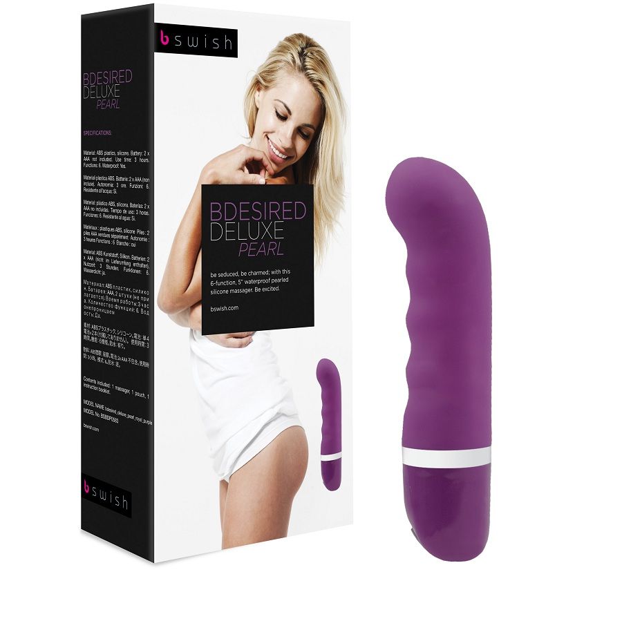 B SWISH - STIMULATEUR FEMMES BDESIRED DELUXE PERLE LILAS