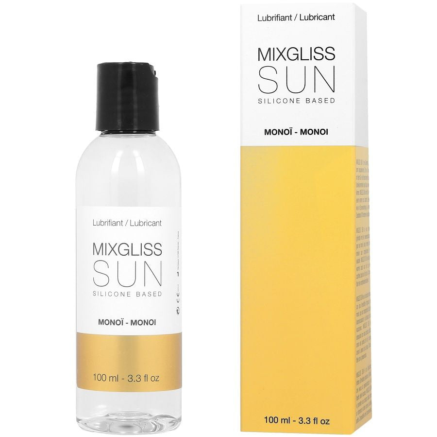 MIXGLISS - LUBRIFIANT SILICONE LONGUE DURÉE PARFUM MONOÏ 100 ML