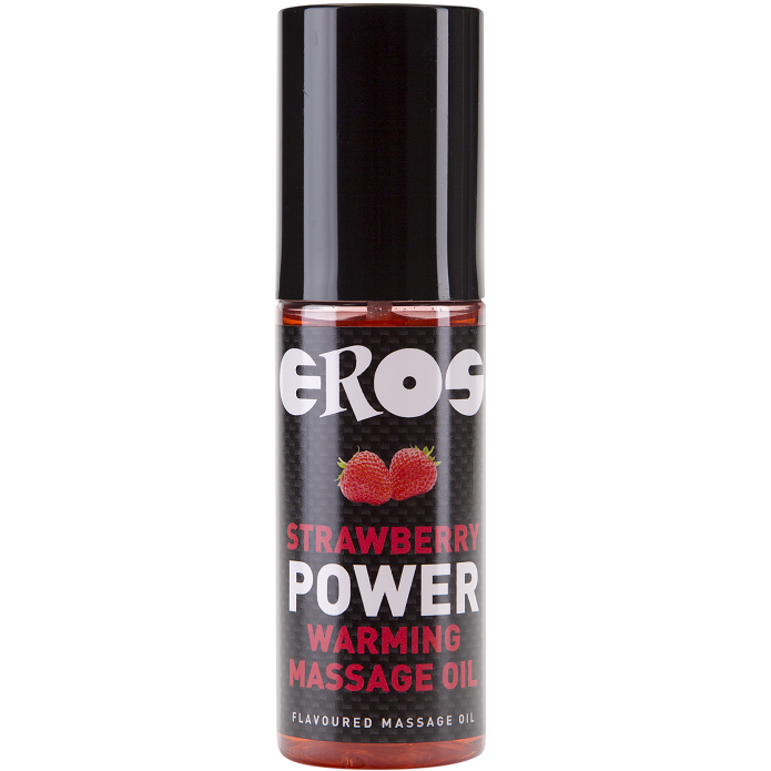 EROS POWER LINE - HUILE DE MASSAGE STRAWBERRY