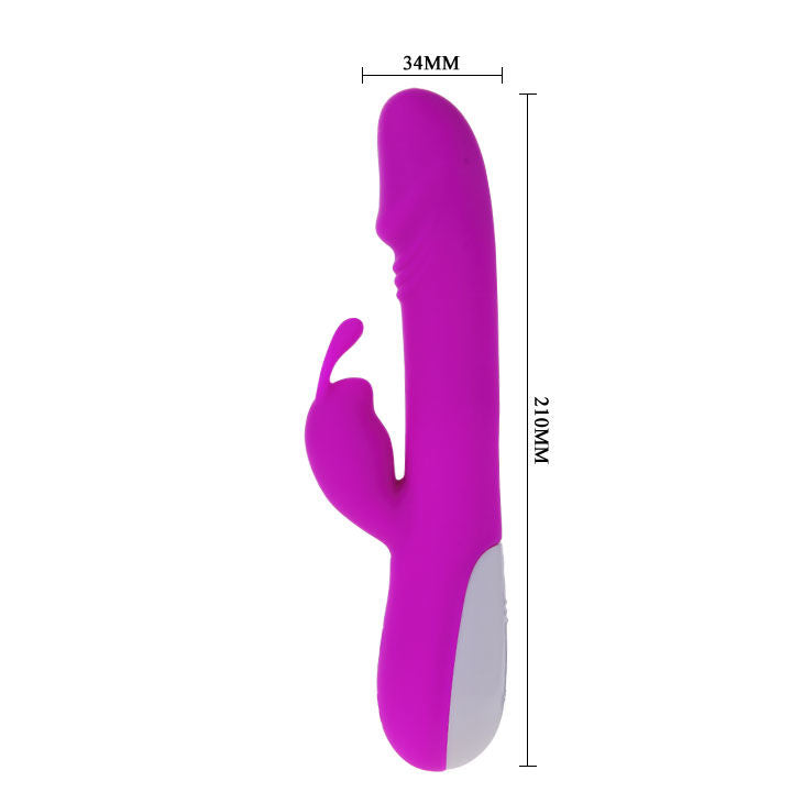 PRETTY LOVE - VIBRATEUR ROBERT AVEC STIMULATEUR DE CLITORIS