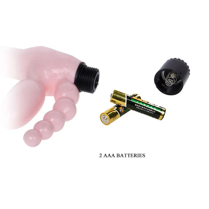 BAILE - HARNAIS SANS CORDE TPR AVEC VIBRATION ET STIMULATION ANAL 25.4 CM - Incandessens