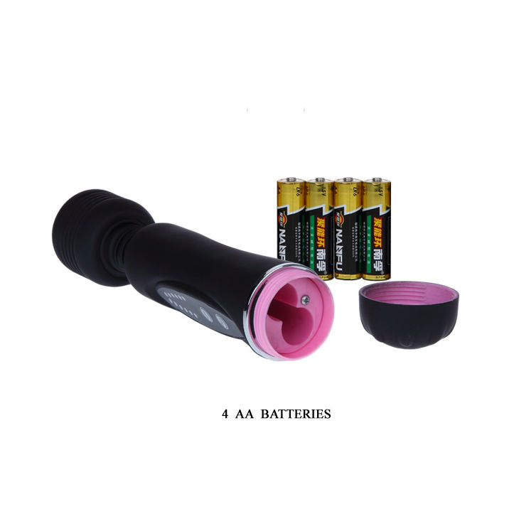 PRETTY LOVE - MASSEUR MAGIQUE VIBRANT 12 MODES 3 TÊTES INTERCHANGEABLES SILICONE MÉDICAL