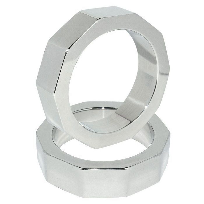 METAL HARD - ANNEAU PÉNIEN ET DÉCROU DE TESTICULE 45 MM
