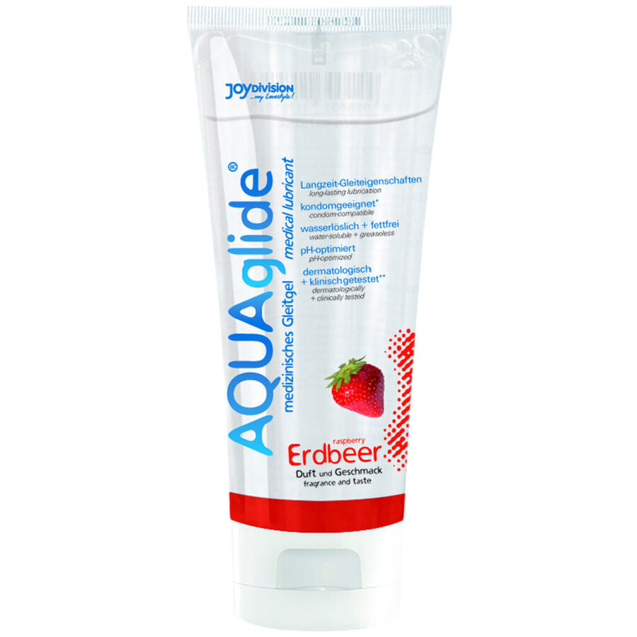 JOYDIVISION - AQUAGLIDE LUBRIFIANT FRAISE 100ML PARFUM GOURMAND