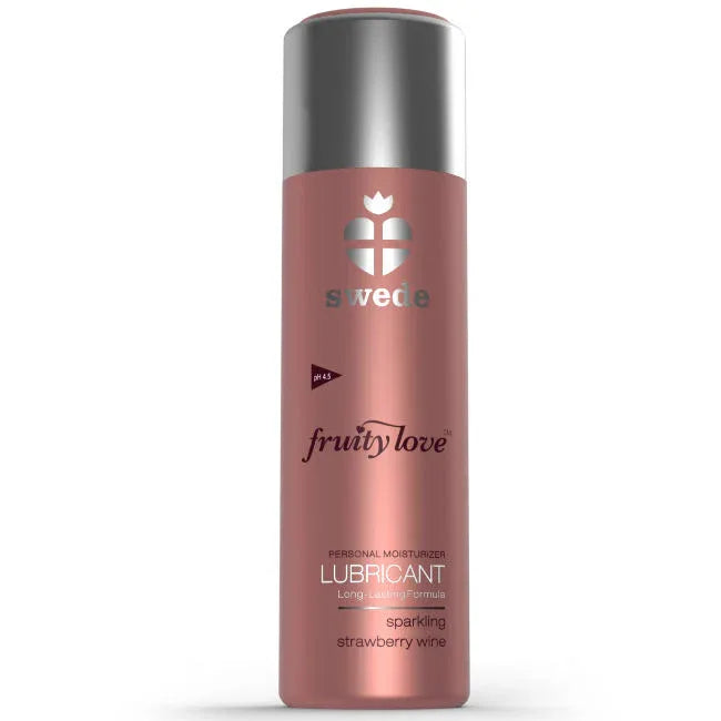 SWEDE - FRUITY LOVE LUBRIFIANT VIN MOUSSEUX FRAISE 100 ML - Incandessens