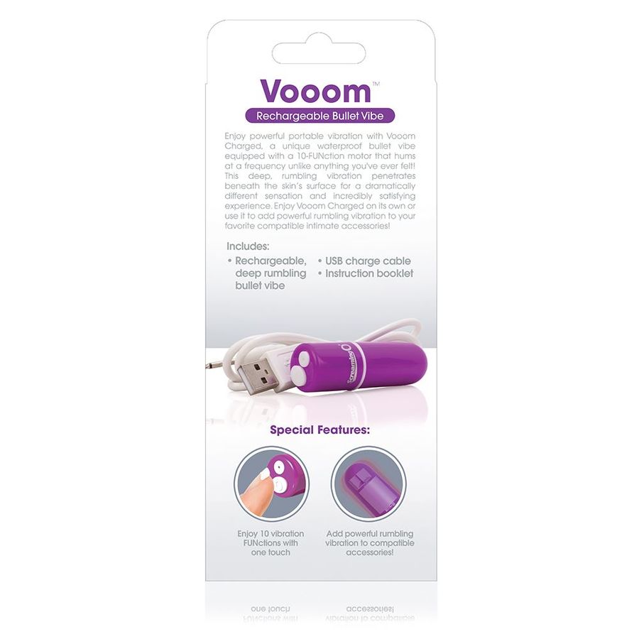 SCREAMING O - MINI VIBRO RECHARGEABLE VOOOM VIOLET - Incandessens