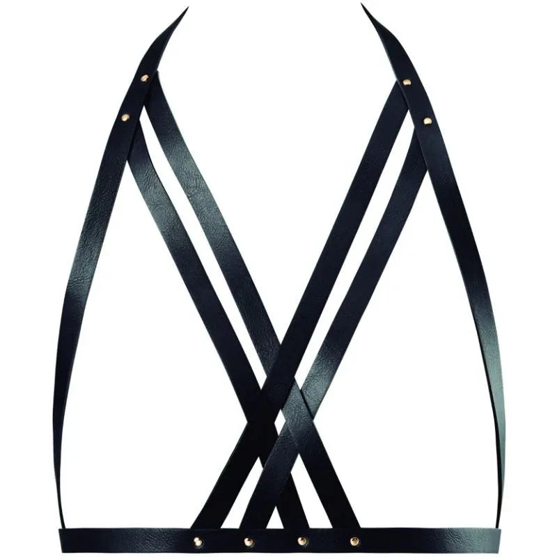 BIJOUX INDISCRETS MAZE - SOUTIEN-GORGE LICOL HARNAIS NOIR - Incandessens