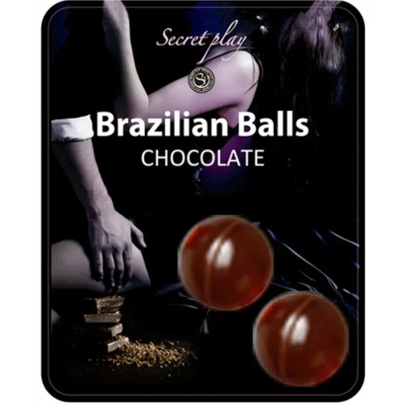 SECRETPLAY - 2 BOULES BRÉSILIENNES CHOCOLAT - Incandessens