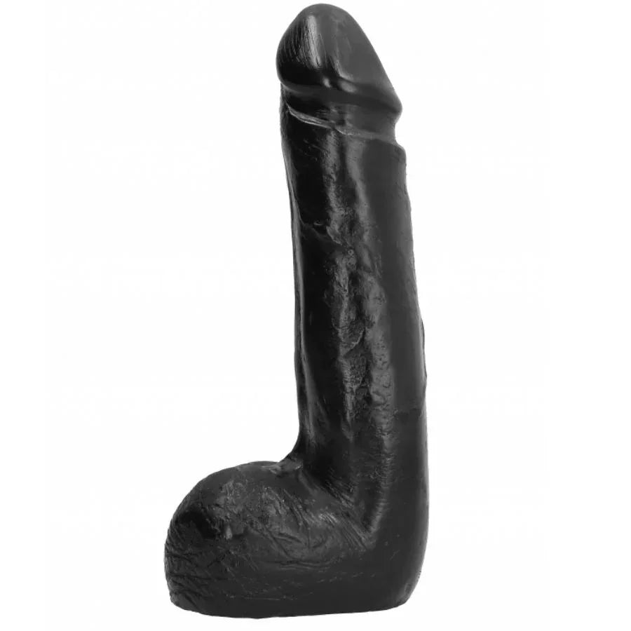 ALL BLACK - Gode Réaliste Noir Doux 20cm - Incandessens