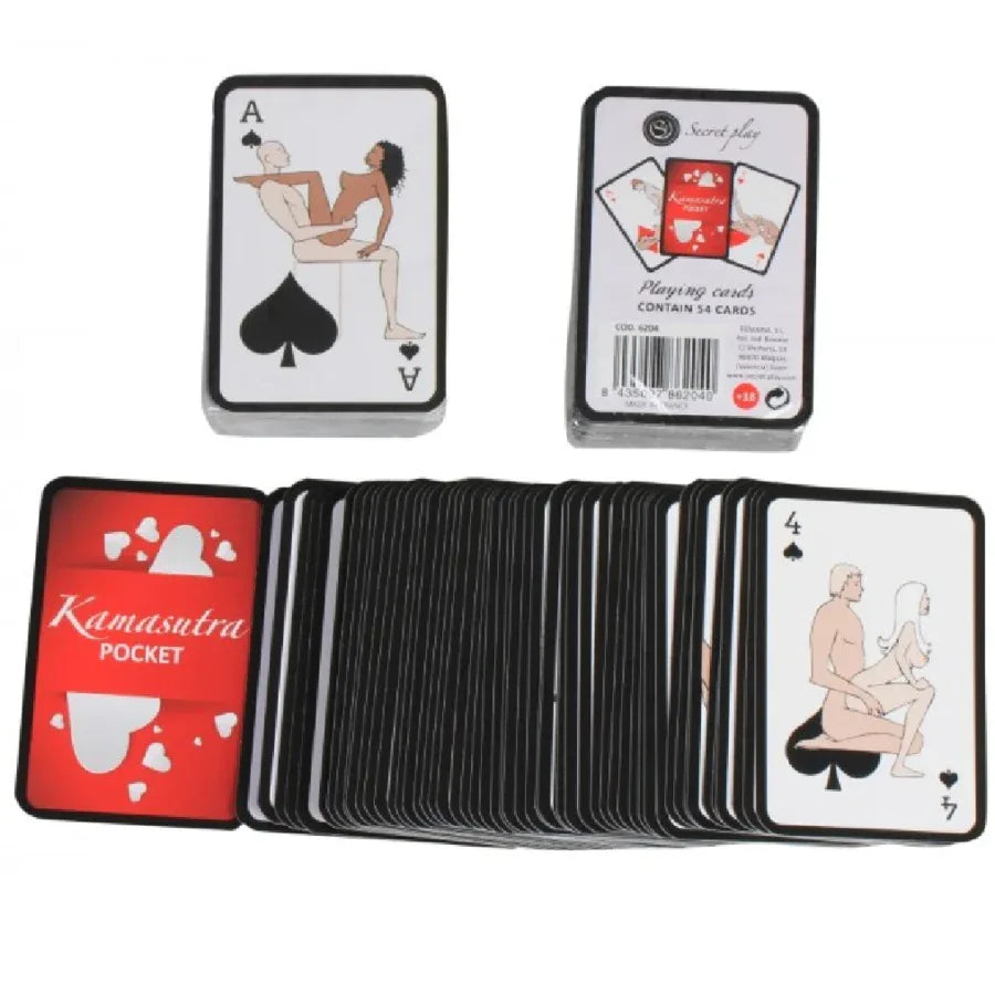 SECRETPLAY - CARTES À JOUER KAMASUTRA DE POCHE - Incandessens