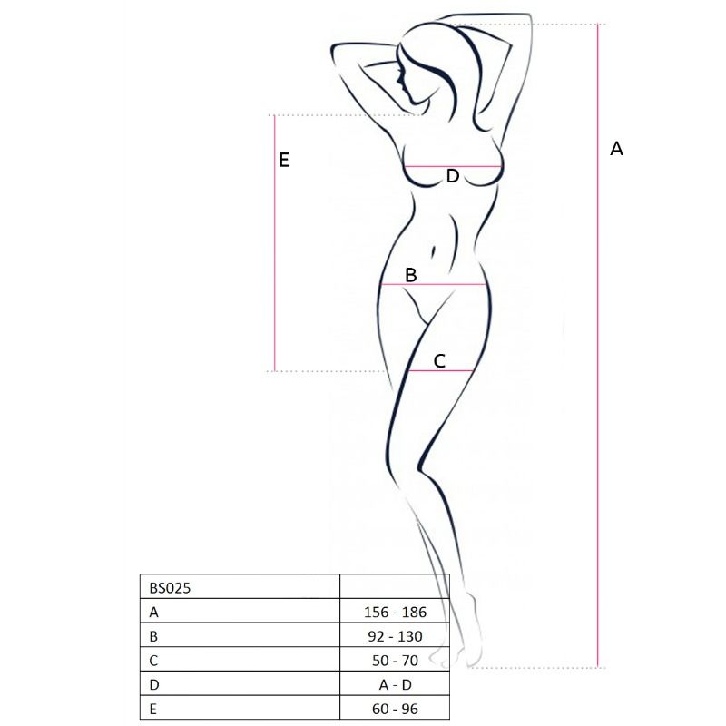 PASSION FEMME BS025 BODYSTOCKING NOIR STYLE ROBE MANCHES LONGUES TAILLE UNIQUE
