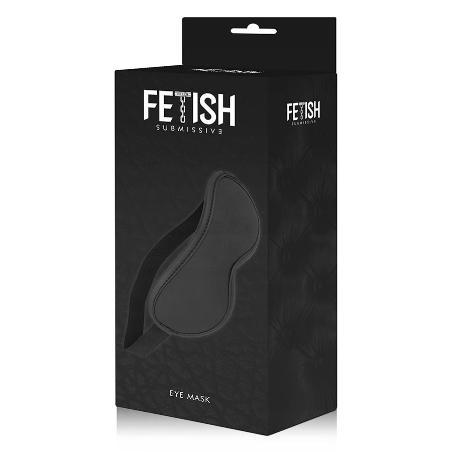 FETISH SUBMISSIVE - MASQUE EN CUIR VÉGAN II AVEC DOUBLURE EN NEOPRÈNE
