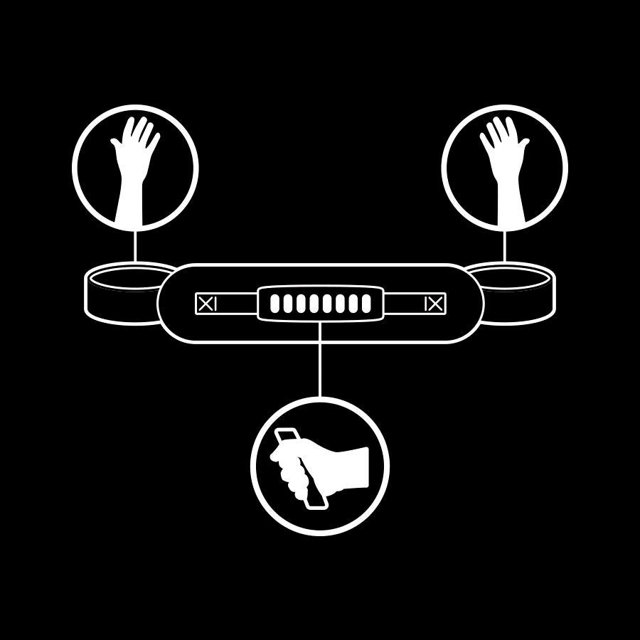 FETISH SUBMISSIVE - MENOTTES DOUBLURE NEOPRÈNE AVEC POIGNÉE