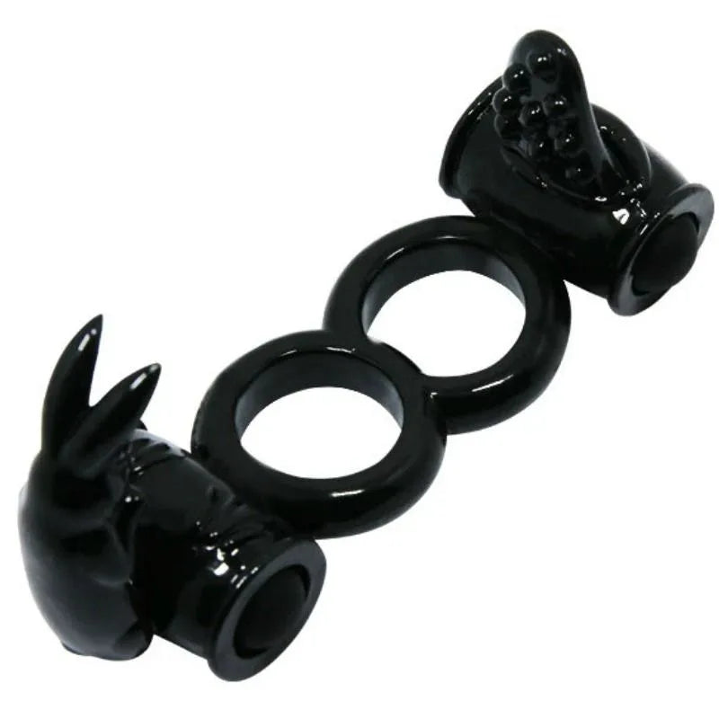BAILE - SWEET RING DOUBLE ANNEAU AVEC DOUBLE LAPIN - Incandessens