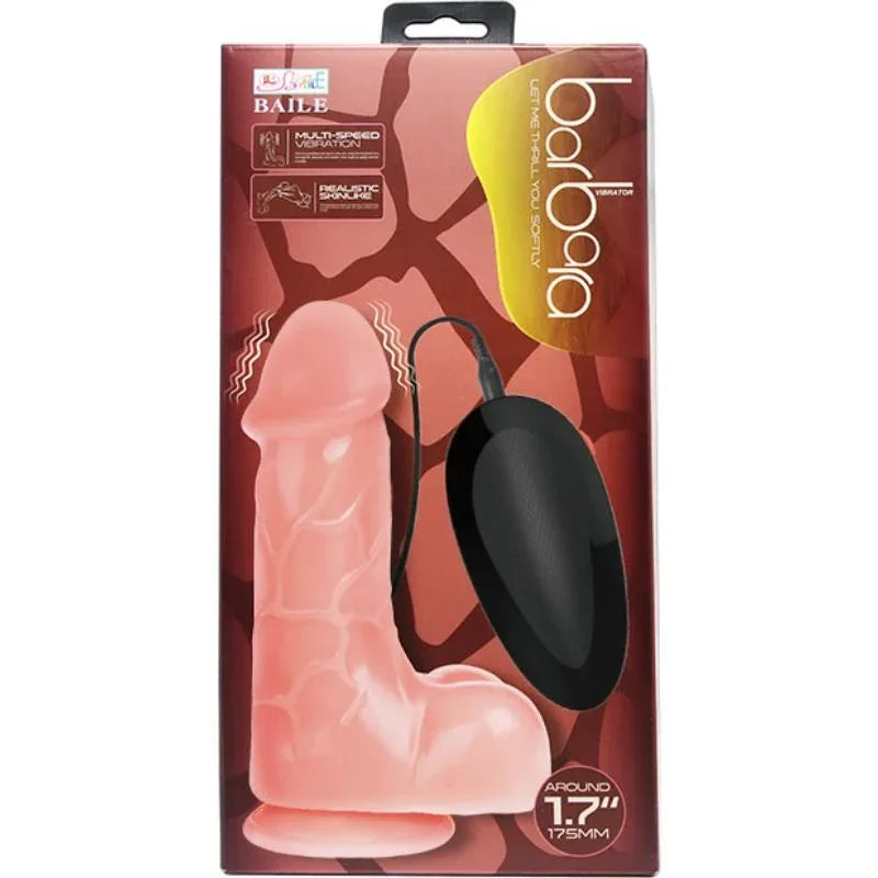 BAILE - VIBRATEUR RÉALISTE NATUREL BARBARA 21 CM - Incandessens