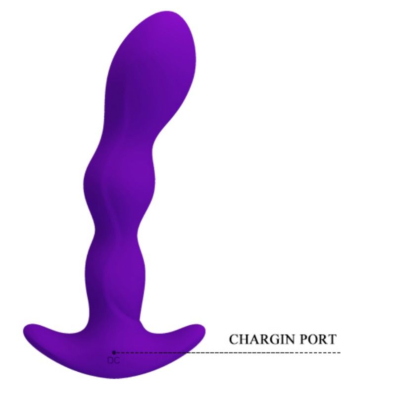 PRETTY LOVE - MASSEUR ANAL 12 MODES DE VIBRATION LILAS