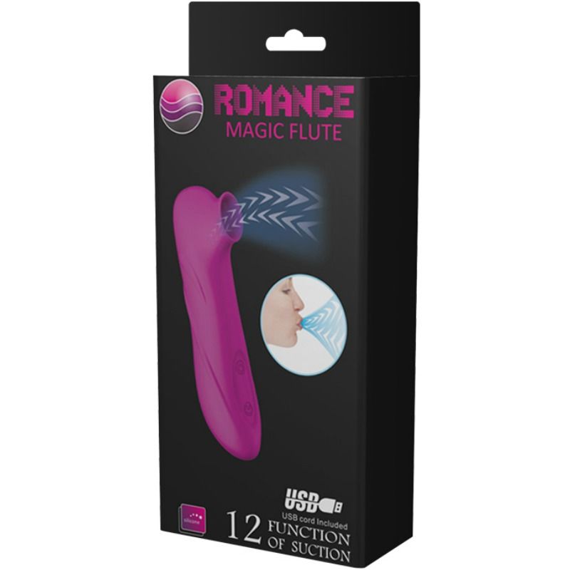 ROMANCE - STIMULATEUR CLITORIDIEN ASPIRATION FLÛTE ENCHANTÉE 12 MODES