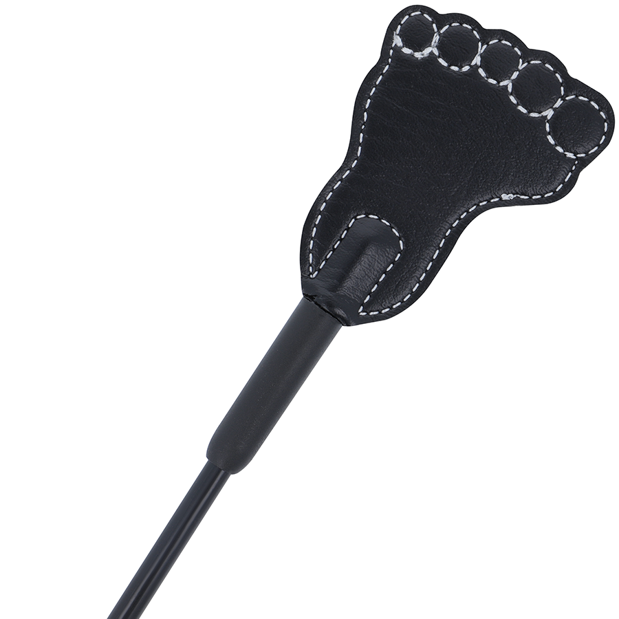 DARKNESS - CROP FÉTISH ET FOUET NOIR