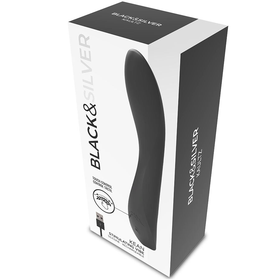 BLACK&SILVER - VIBROMASSEUR KEAN NOIR