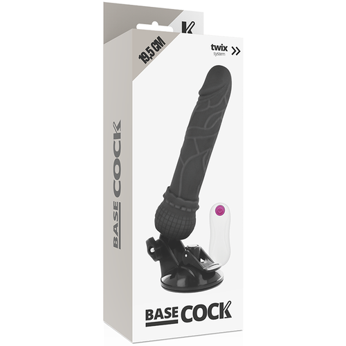 BASECOCK - GODE VIBRANT RÉALISTE SUR PIED VENTOUSE