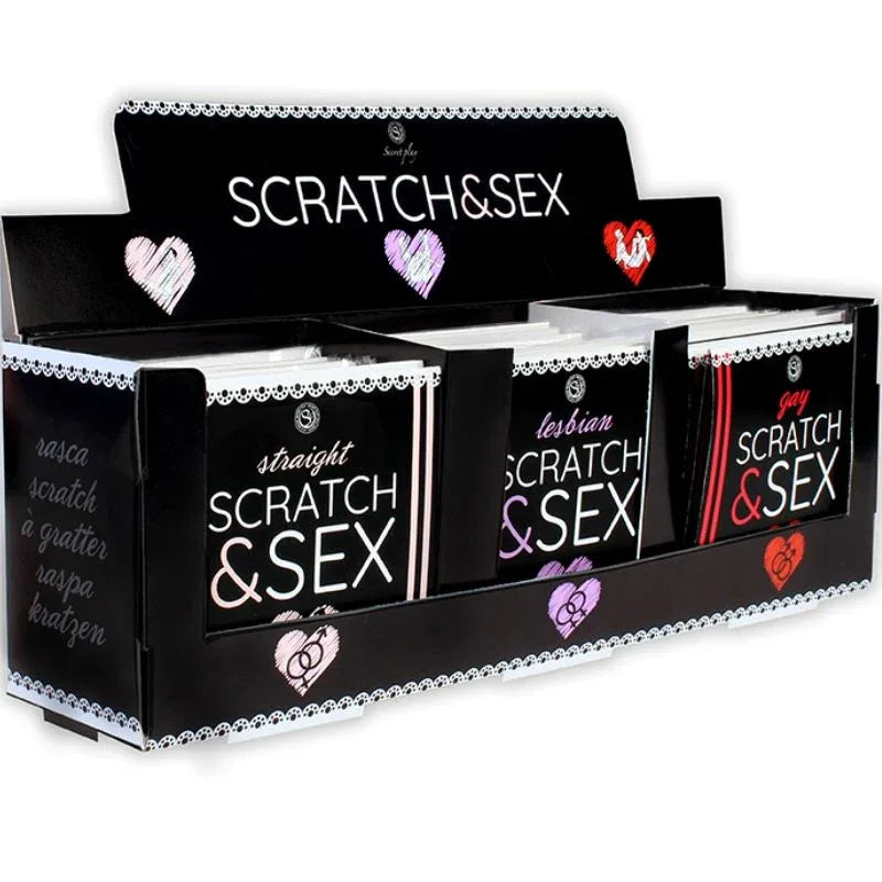 SECRETPLAY - AFFICHAGE + POSTURES SCRATCH & SEX (ES/EN/FR/PT/DE) - Incandessens