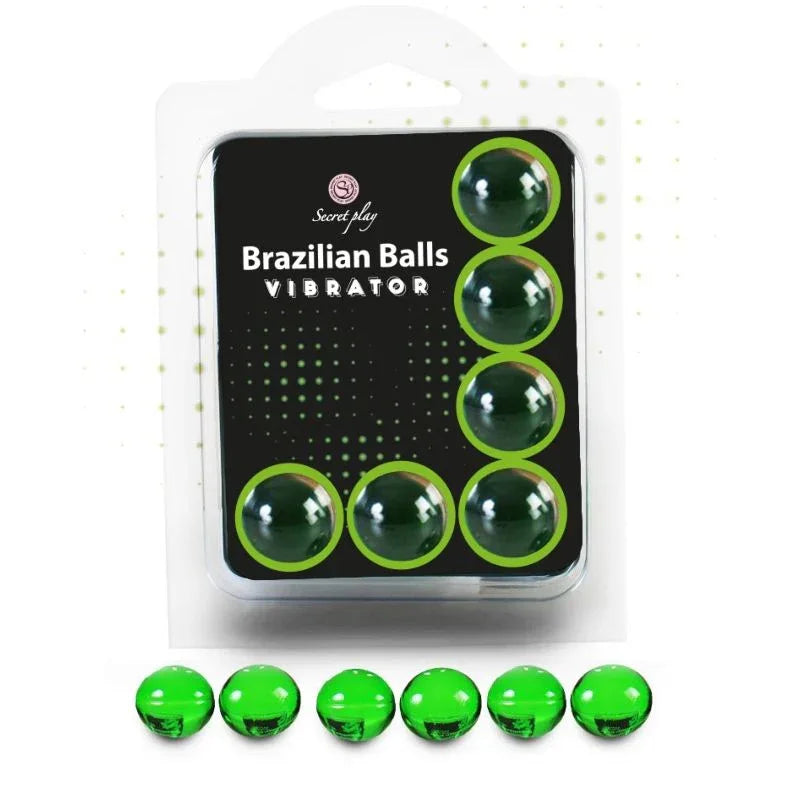 SECRETPLAY - SET 6 BOULES BRÉSILIENNES VIBRATEUR - Incandessens