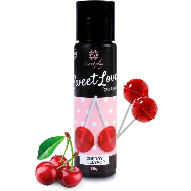 SECRETPLAY - GEL SUCETTE CERISE AMOUR DOUX 60 ML - Incandessens